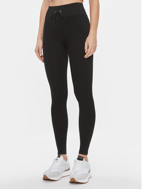 Guess Guess Легінси Rib-Seamless V4RB00 Z3CC0 Чорний Slim Fit