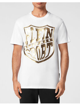 Plein Sport Plein Sport T-Shirt 13035 Biały Regular Fit