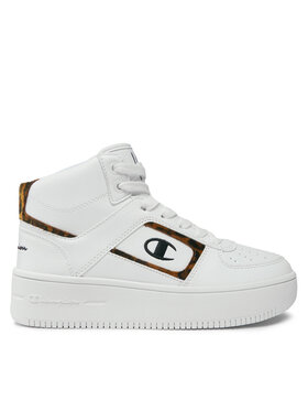 Champion Champion Tenisice Mid Cut Foul Play Plat Mid Animalie S11601-WW001 Bijela
