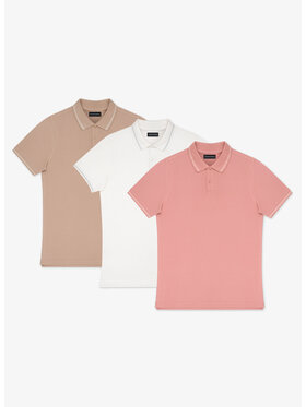 Pako Lorente Pako Lorente Komplet 3 koszulek polo P25SF-TX-004 Kolorowy Classic Fit