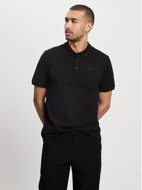 Cross Jeans Cross Jeans Polo 16087-020 Czarny Regular Fit