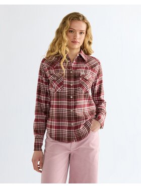 Wrangler Wrangler Koszula WESTERN SHIRT Kolorowy Slim Fit