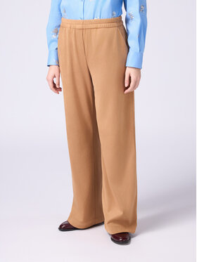 Oltre Oltre Spodnie materiałowe P275J002363N012 Écru Baggy Fit