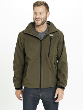 Weather Report Weather Report Kurtka przeciwdeszczowa Delton WR201566 Khaki Regular Fit