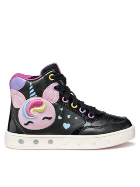 Geox Geox Snīkeri J Skylin J568WD 0NFKN C9240 D Melns