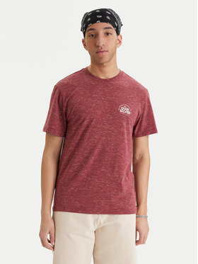 Quiksilver Quiksilver Majica EQYKT04416 Bordo rdeča Regular Fit