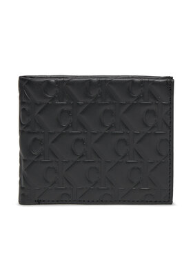 Calvin Klein Calvin Klein Große Herren Geldbörse Logo Print Bifold Id K50K511435 Schwarz