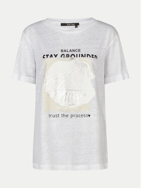 Marc Aurel Marc Aurel T-Shirt 7551 7000 73730 Bílá Regular Fit