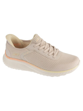 Skechers Skechers Sneakersy Slip-Ins Bobs Squad Chaos Beżowy