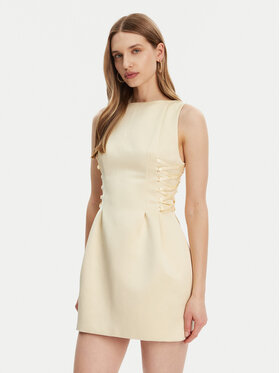 Elisabetta Franchi Elisabetta Franchi Coctailkleid AB-772-51E2-DC7 Gelb Slim Fit