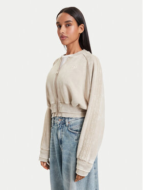 adidas adidas Bluza Sst Double Layered Cropped Track Top KT2228 Beżowy Regular Fit