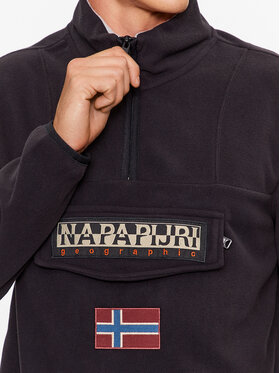 Napapijri Flis NP0A4HMZ Crna Regular Fit