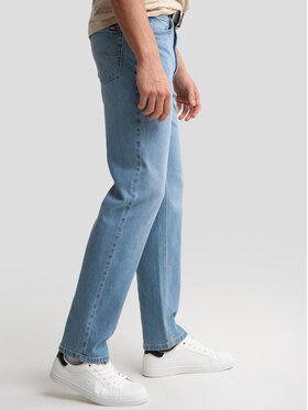 BIG STAR BIG STAR Jeansy TOROS_171_190 Niebieski Straight Leg
