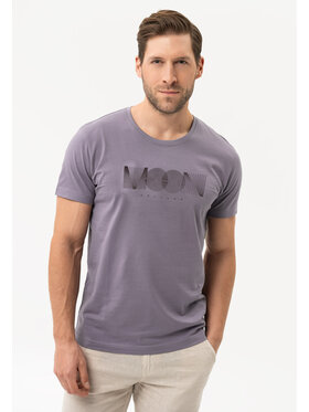 Volcano Volcano T-Shirt T-MOL Fioletowy Regular Fit