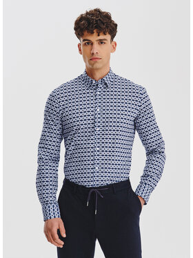 Pako Lorente Pako Lorente Koszula P25WF-1X-042 Granatowy Slim Fit