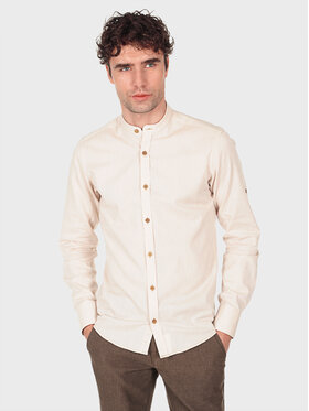 Evenemen Evenemen Koszula JAMES Beżowy Slim Fit