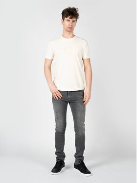 Iceberg Iceberg T-Shirt F020639A Beżowy Regular Fit