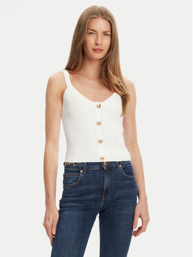 Guess Guess Top W5YR10 Z0130 Valge Regular Fit