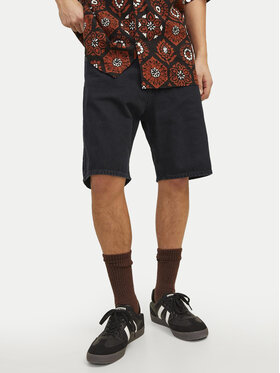 Jack&Jones Jack&Jones Pantaloni scurți de blugi Tony 12249068 Negru Loose Fit