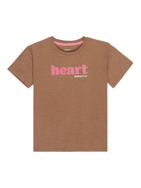 Roxy Roxy T-shirt Orchid Art ERGZT04142 Marrone Regular Fit
