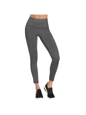 Skechers Skechers Legginsy Skechers Go Walk High Waisted Legging Szary Slim Fit