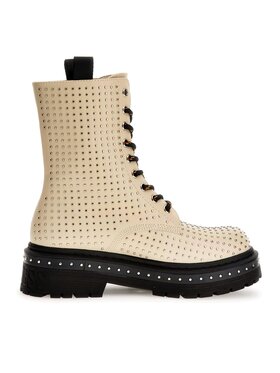 Guess Guess Schnürstiefeletten Joya FL7JYA PEL10 Beige