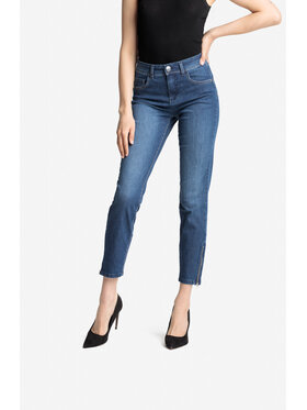 RJ Rocks Jeans RJ Rocks Jeans Jeansy Vanessa Granatowy Slim Leg