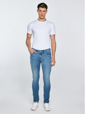 BIG STAR BIG STAR Jeansy JEFFRAY Niebieski Skinny Fit