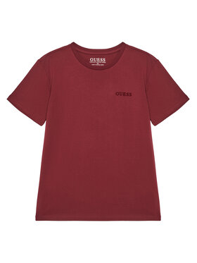 Guess Guess T-shirt L5YI39 K8HM4 Tamnocrvena Regular Fit