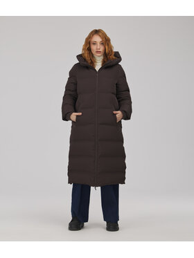 Lee Cooper Lee Cooper Kurtka puchowa MARGOT Brązowy ciemny Regular Fit