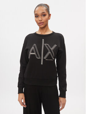 Armani Exchange Armani Exchange Džemperis 3DYM11 YJEBZ 1200 Juoda Regular Fit