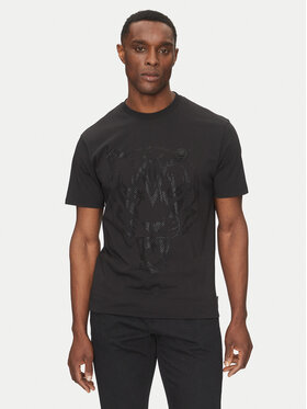 Plein Sport Plein Sport Tricou SAEC MTK8009 STE001N Negru Regular Fit