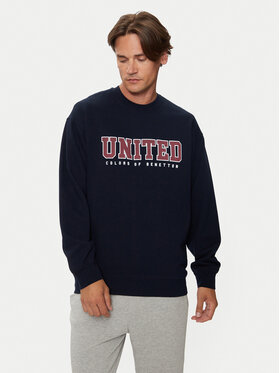 United Colors Of Benetton United Colors Of Benetton Mikina 342ZU1094 Tmavomodrá Regular Fit