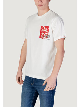 REPLAY REPLAY T-Shirt M3065.000.2660 Biały Shirt Fit