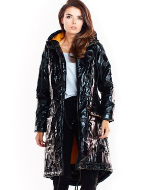 Awama Awama Giacca da donna A339 Nero Basic Fit