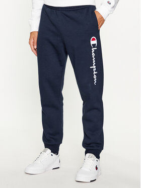 Champion Champion Долнище анцуг Rib Cuff Pants 219418 Тъмносин Comfort Fit