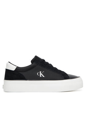 Calvin Klein Jeans Calvin Klein Jeans Sneakersy Vulc Flatform Mg Nylon Mix YW0YW01896 Czarny