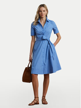 LAUREN RALPH LAUREN LAUREN RALPH LAUREN Sukienka koszulowa 200748950017 Niebieski Regular Fit