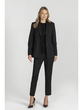 Deni Cler Milano Deni Cler Milano Spodnie materiałowe W-DC-5275-E5-D4-90-1 Czarny Regular Fit