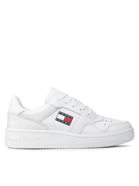 Tommy Jeans Tommy Jeans Sneakersy Retro Basket EM0EM00955 Biały