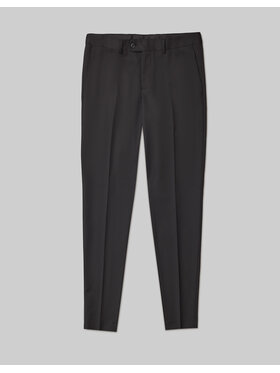 Borgio Borgio Spodnie garniturowe turro Czarny Super Slim Fit