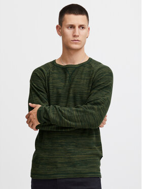 Blend Blend Пуловер 20715849 Зелен Regular Fit