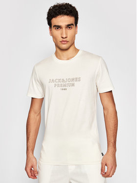 Jack&Jones PREMIUM Jack&Jones PREMIUM T-Shirt Blaedgar 12187986 Beżowy Regular Fit