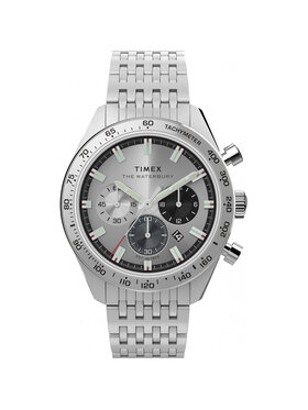 Timex Timex Zegarek TW2Y18700 Srebrny