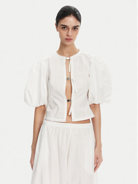 PINKO PINKO Bluse 105185 Weiß Regular Fit