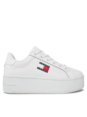 Tommy Jeans Tommy Jeans Αθλητικά Tjw Flatform Ess EN0EN02518 Λευκό