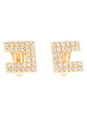 Elisabetta Franchi Elisabetta Franchi Σκουλαρίκια με κλιπ OR-24M-36E2-V150 Χρυσό