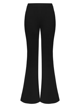 Magda Matyja Magda Matyja Spodnie damskie GEORGIA FLARE Czarny Flare Fit