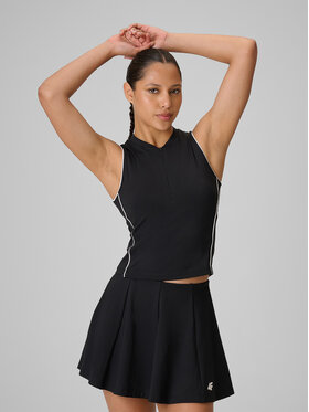 4F 4F Koszulka techniczna SERVE & SMASH Czarny Slim Fit