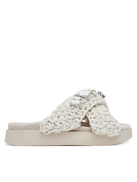 Inuikii Inuikii Παντόφλες Woven Stones 70104-106 1100 Λευκό